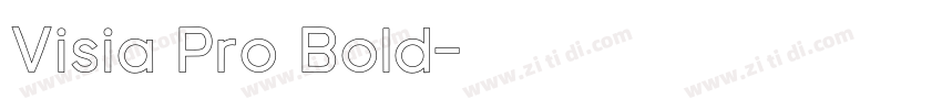 Visia Pro Bold字体转换